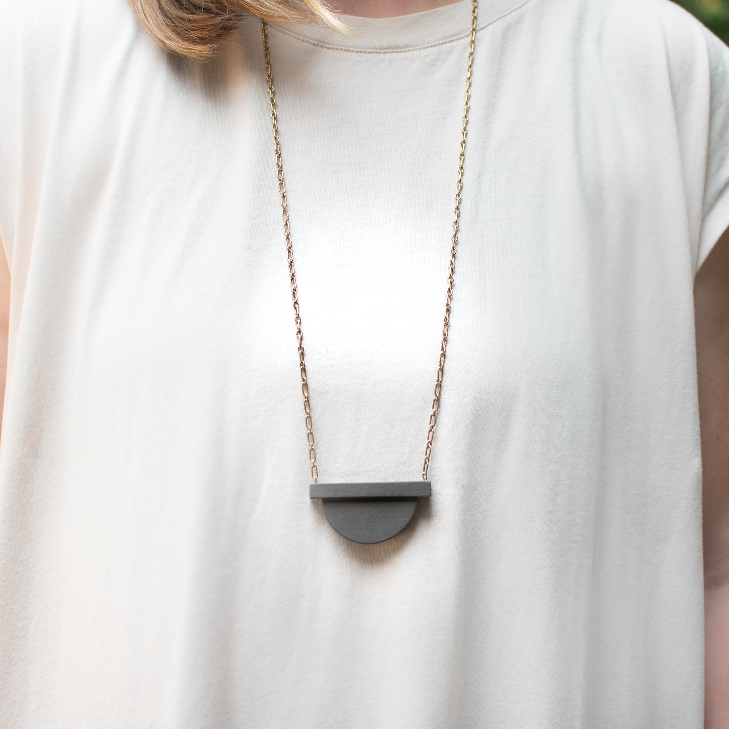 Sunset Necklace - Sand Yellow