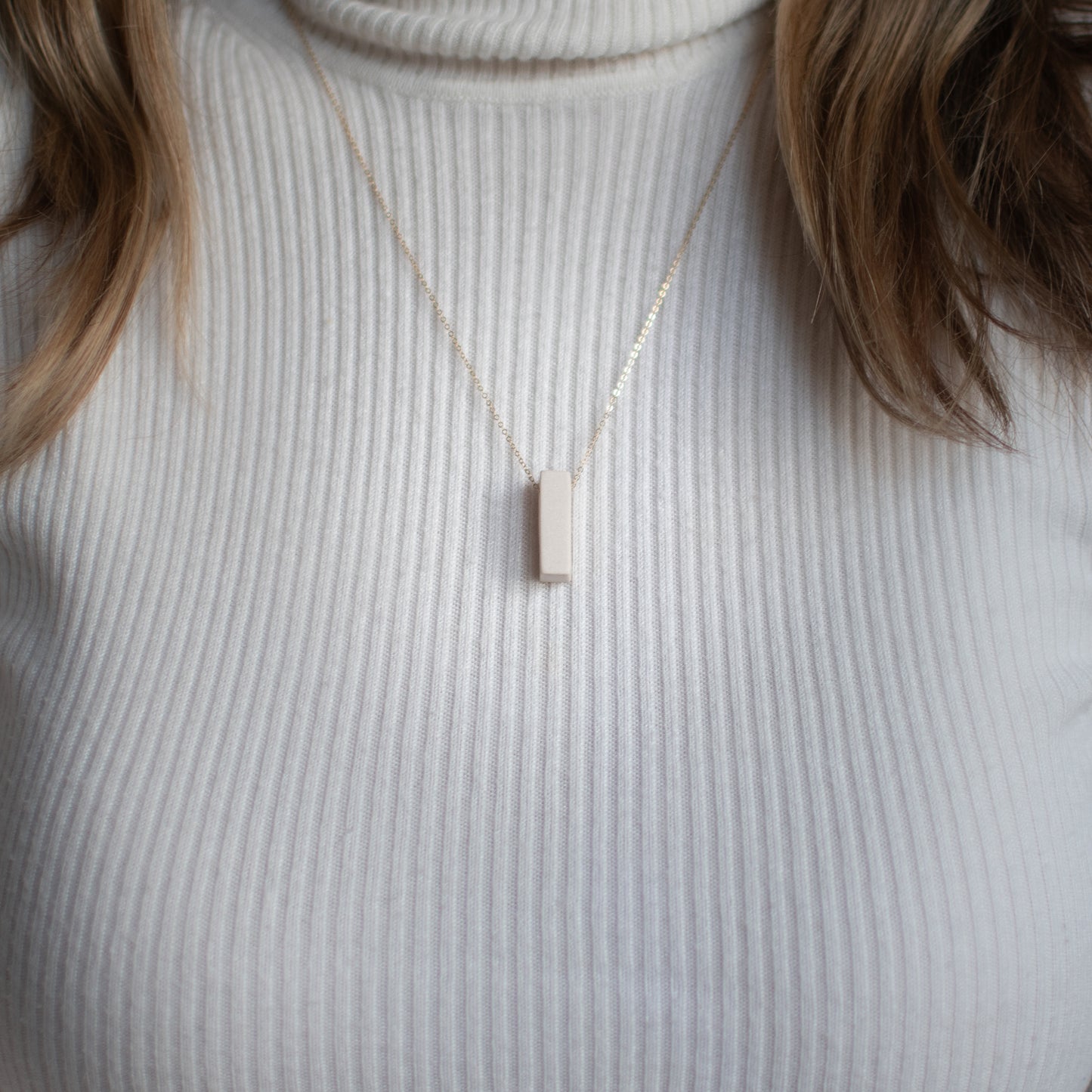 Cylinder Necklace - Vertical