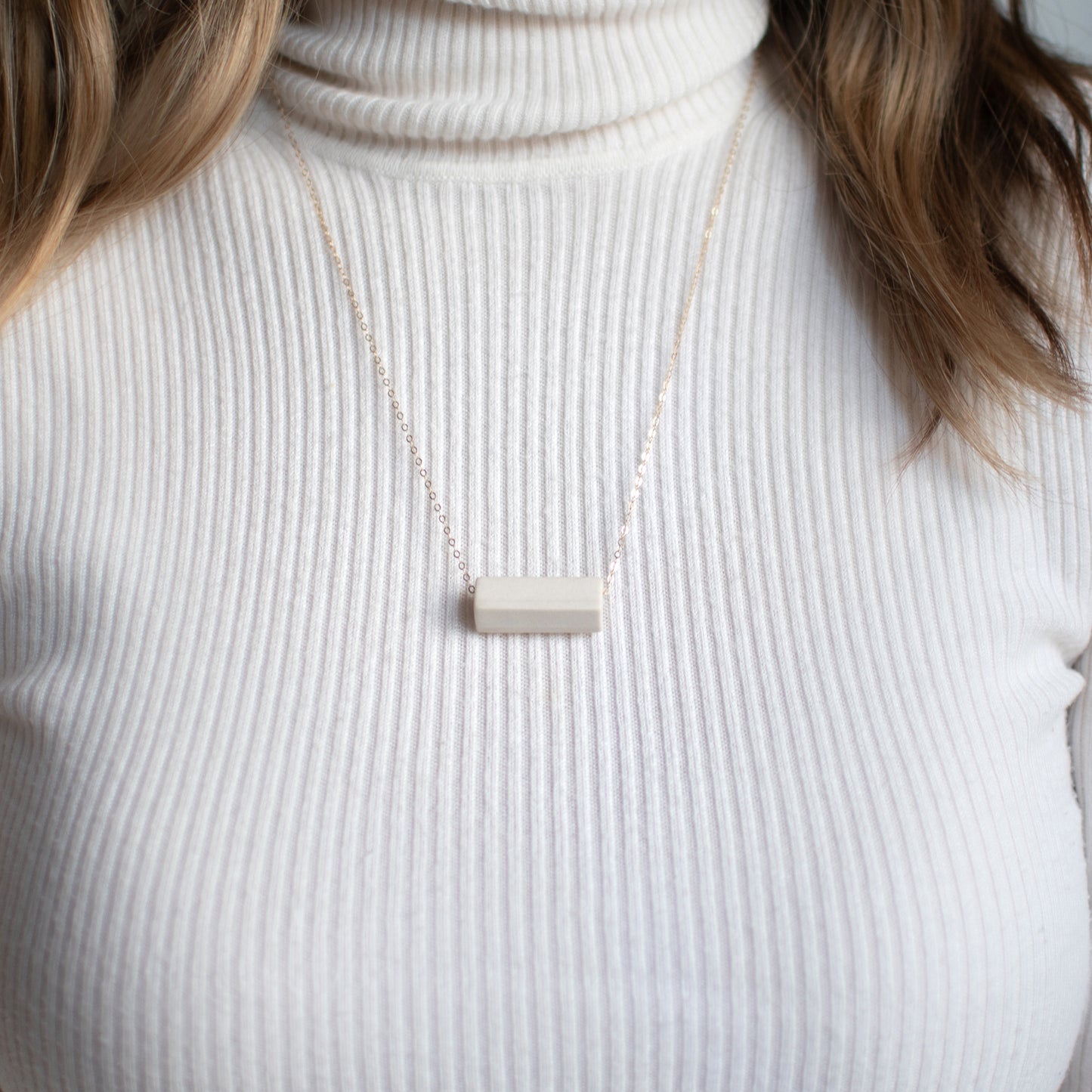 Cylinder Necklace - Horizontal