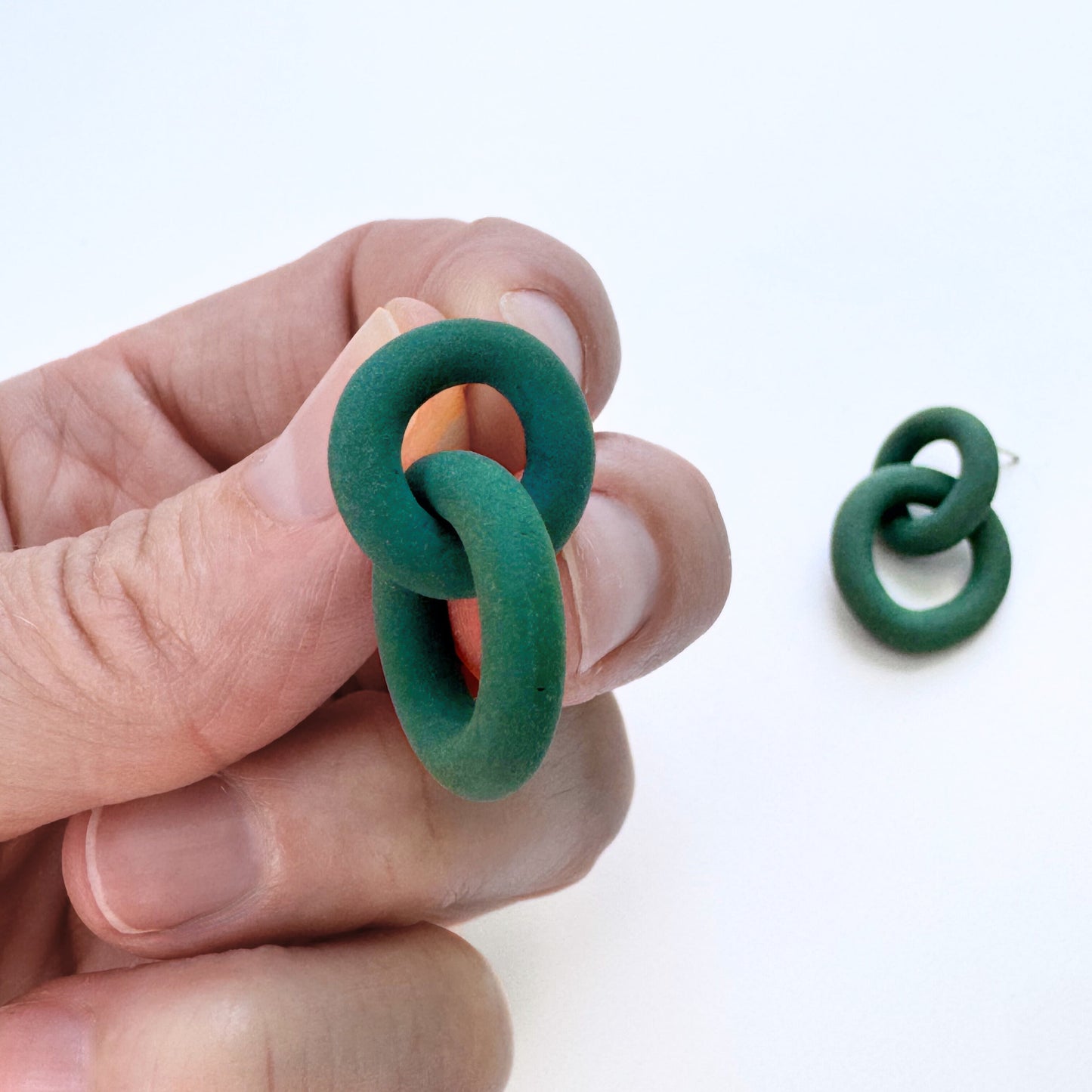 Coil Link Earrings