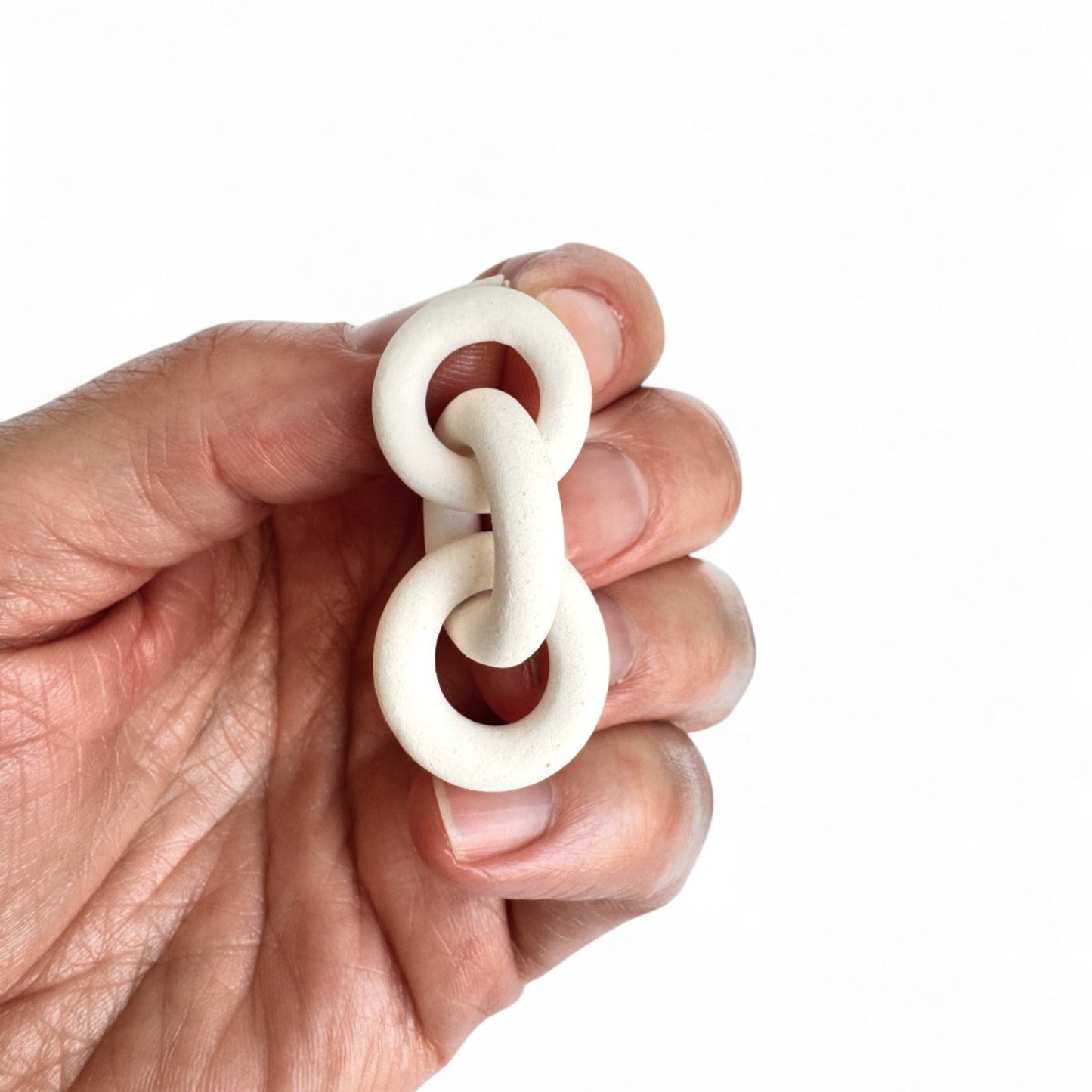 Coil Link Earrings - 3 Link