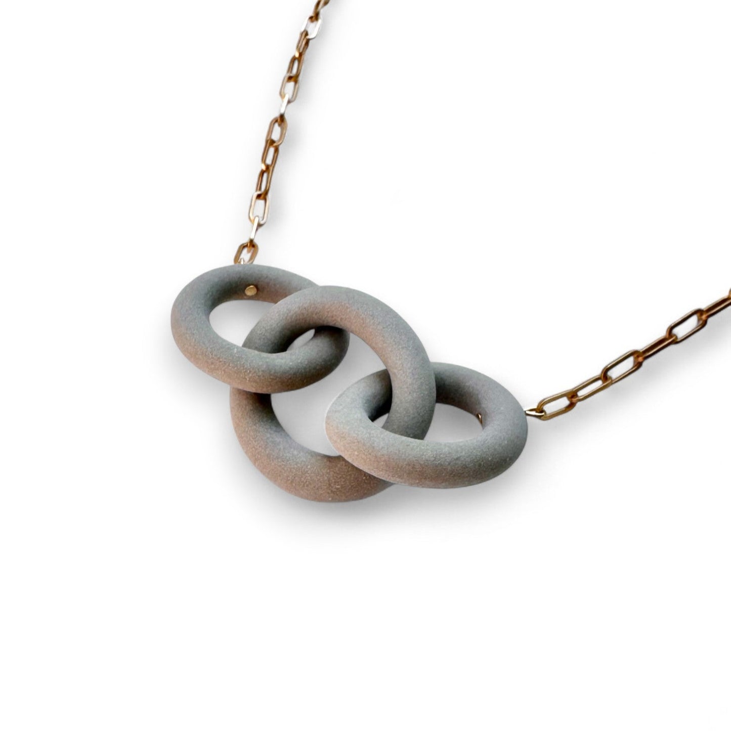 Coil Link Necklace - 3 Link