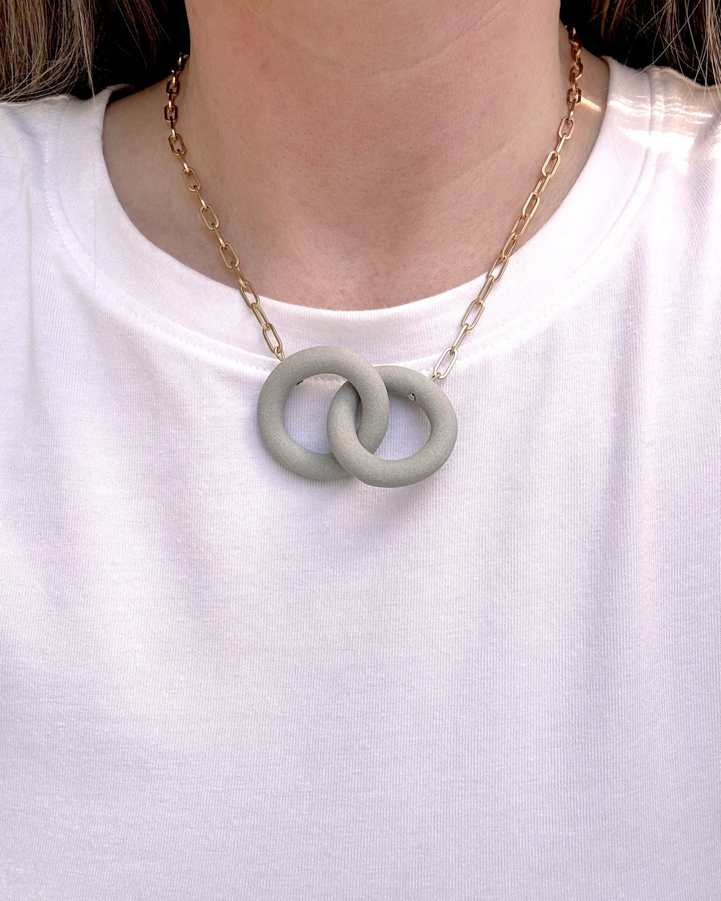 Coil Link Necklace - 2 Link