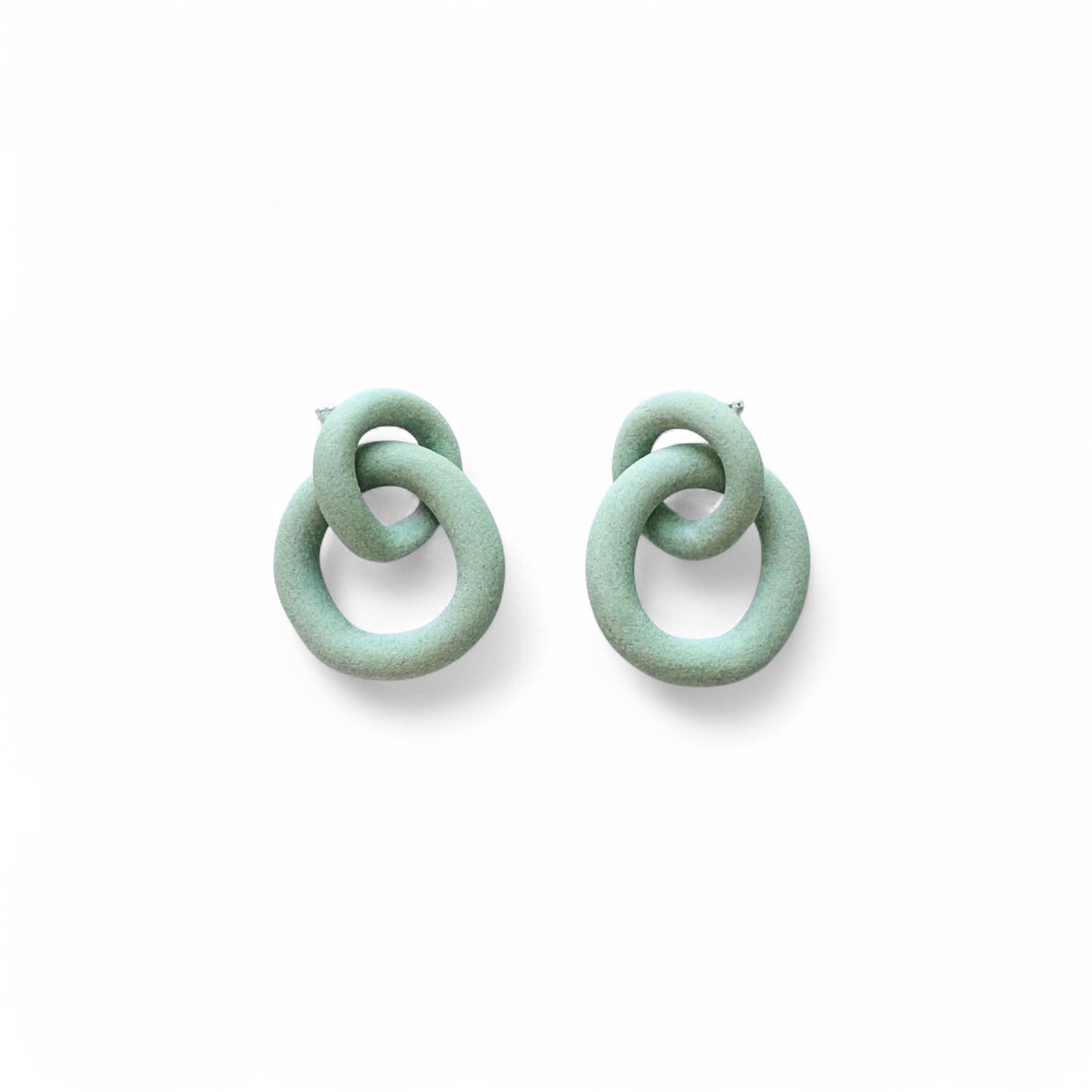 Coil Link Earrings - 2 Link