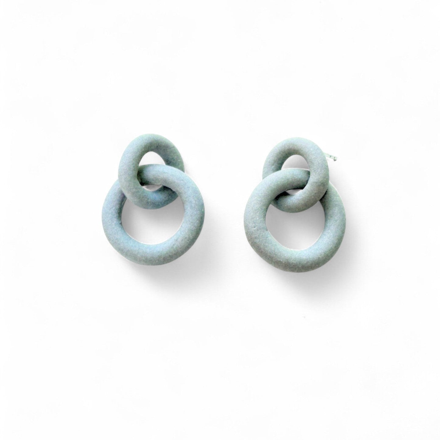 Coil Link Earrings - 2 Link