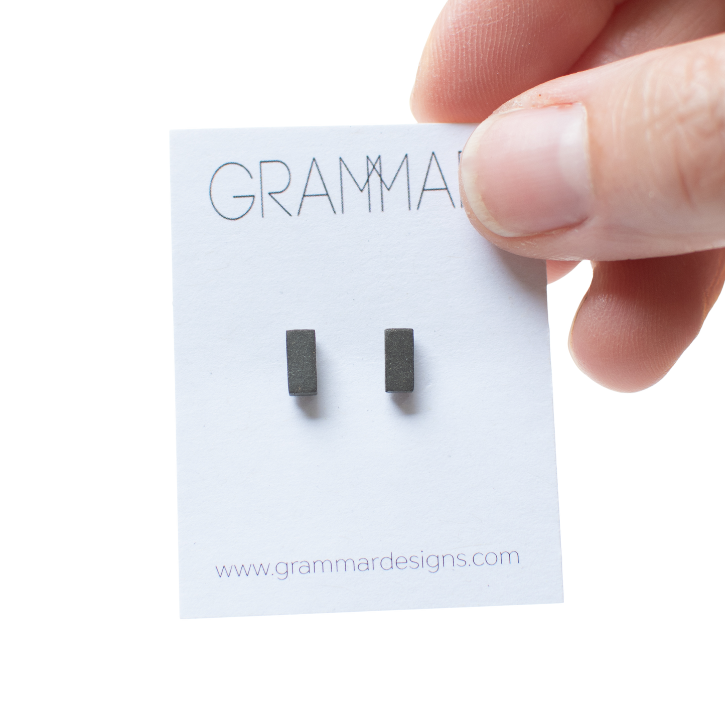 Rectangle Post Earrings