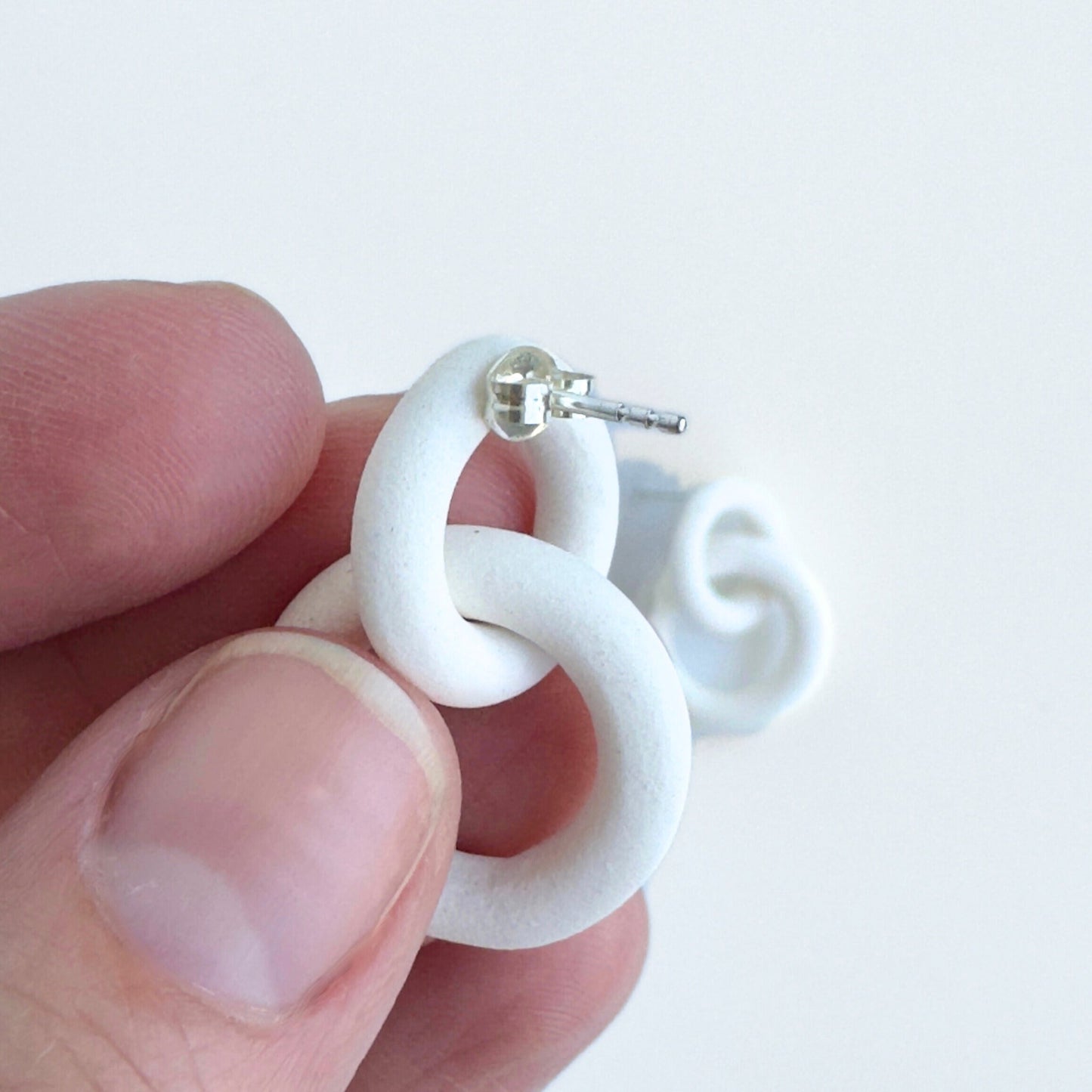Coil Link Earrings