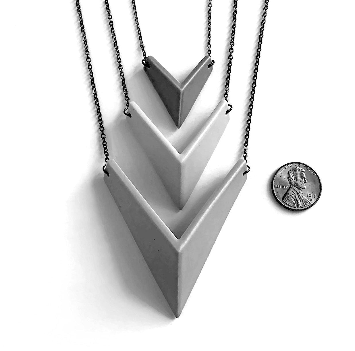 Arrow Quad Necklace - Size I-III