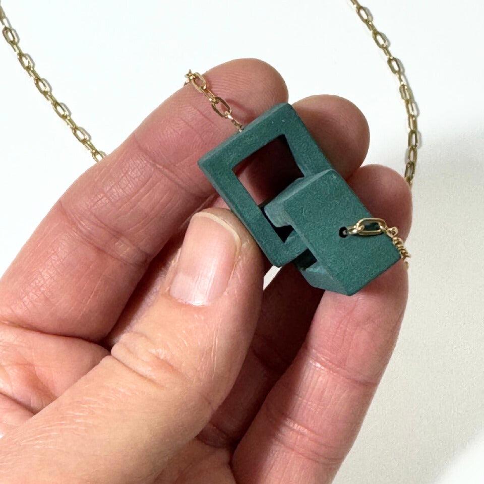 Cylinder Link Necklace