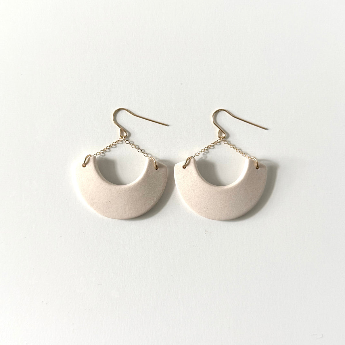 Dissent Dangle Earrings • 14k gold fill chain
