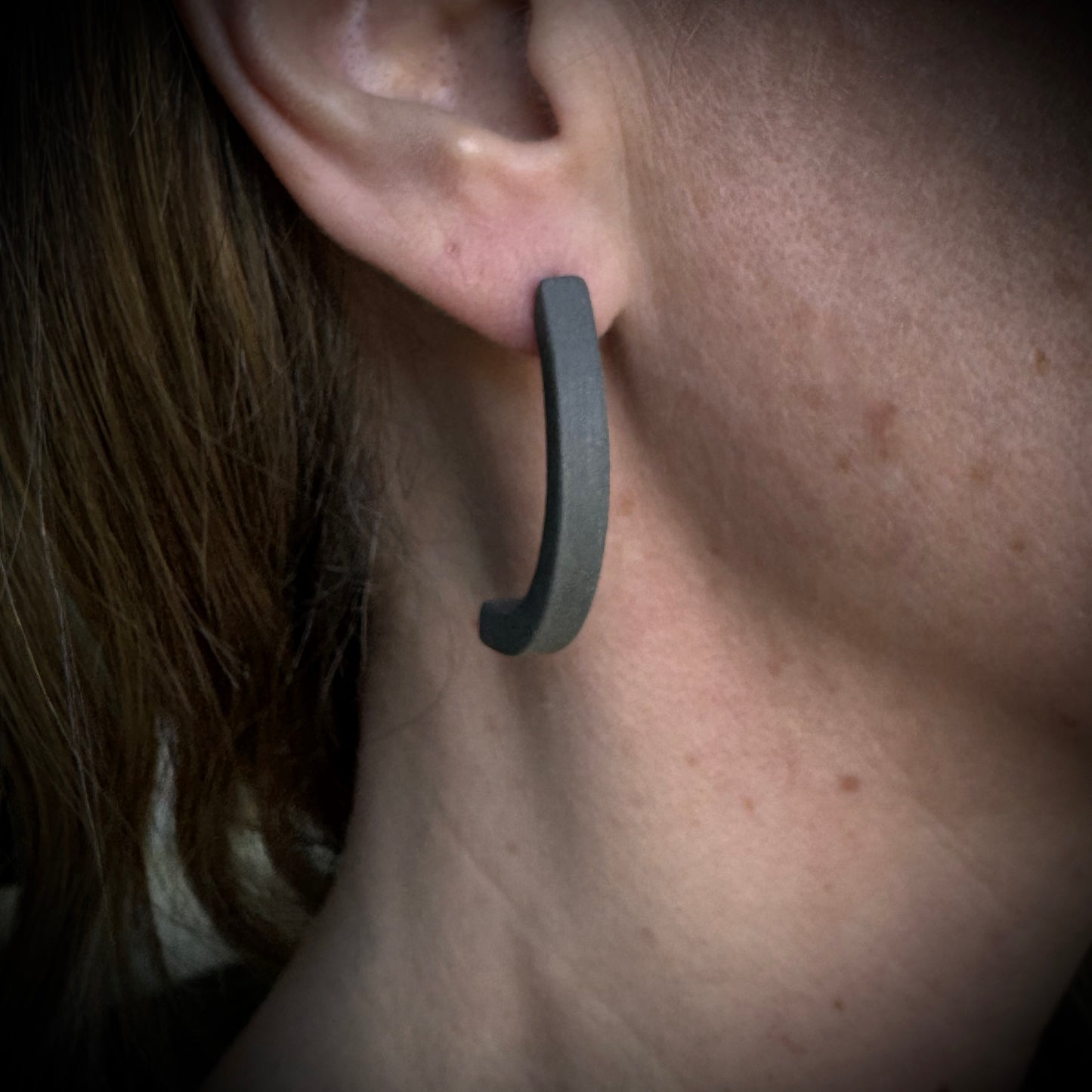 Comma Post Earrings
