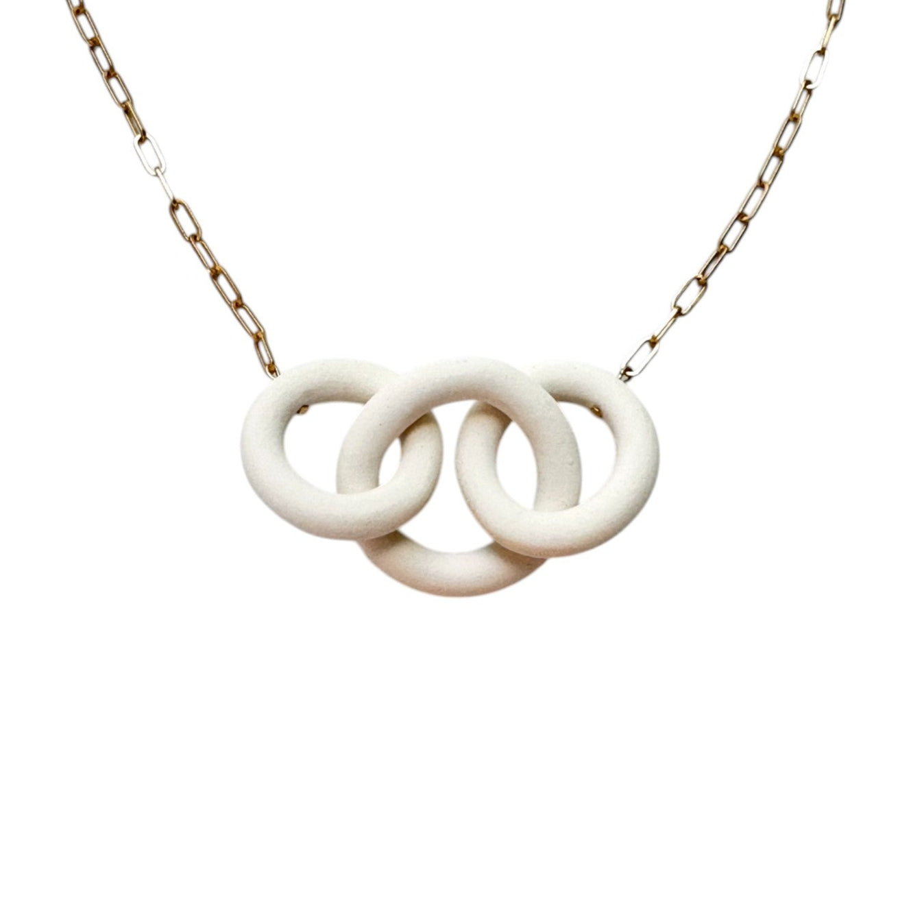 Coil Link Necklace - 3 Link