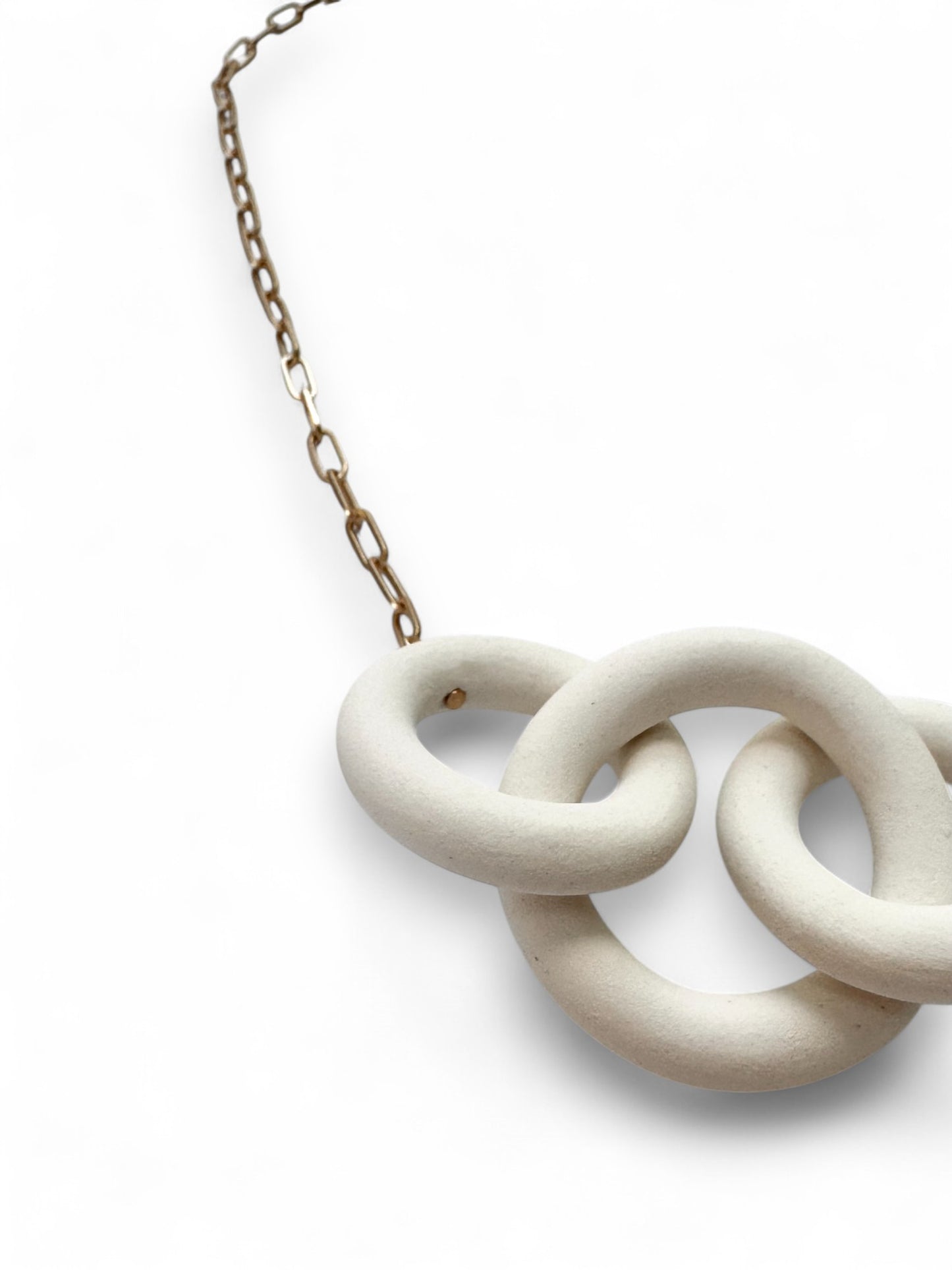 Coil Link Necklace - 3 Link