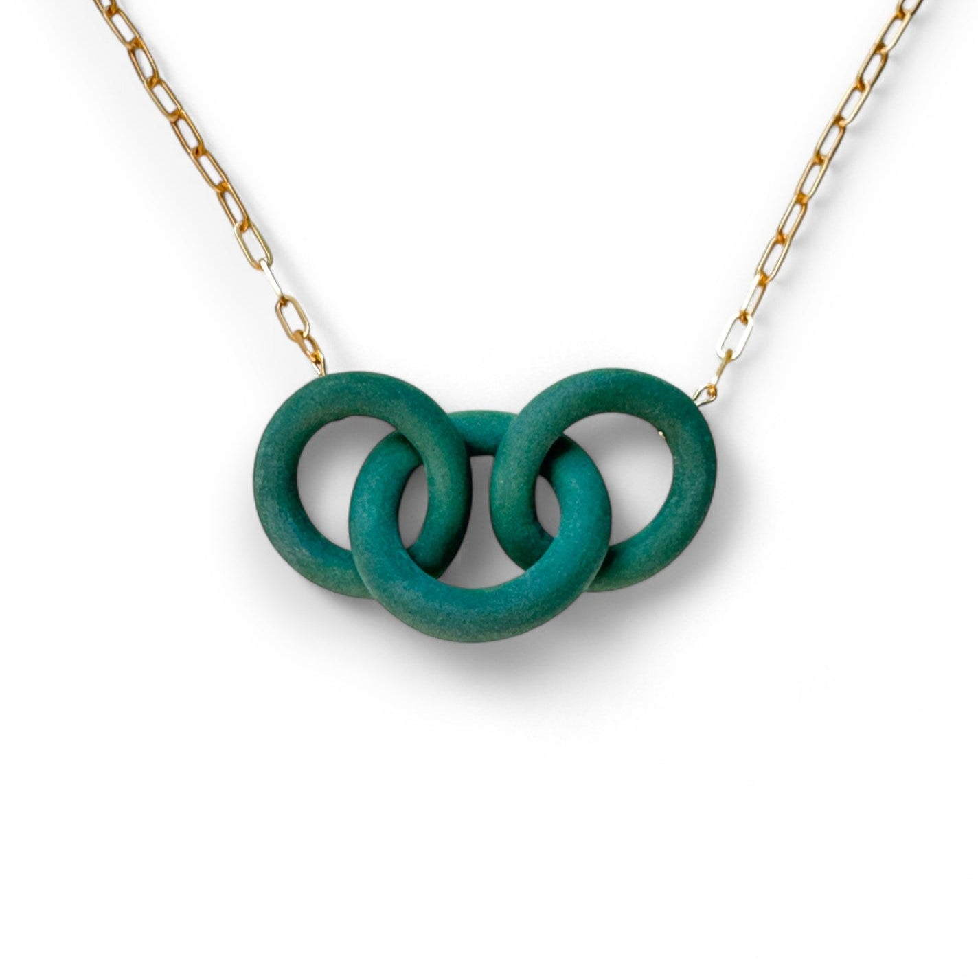 Coil Link Necklace - 3 Link