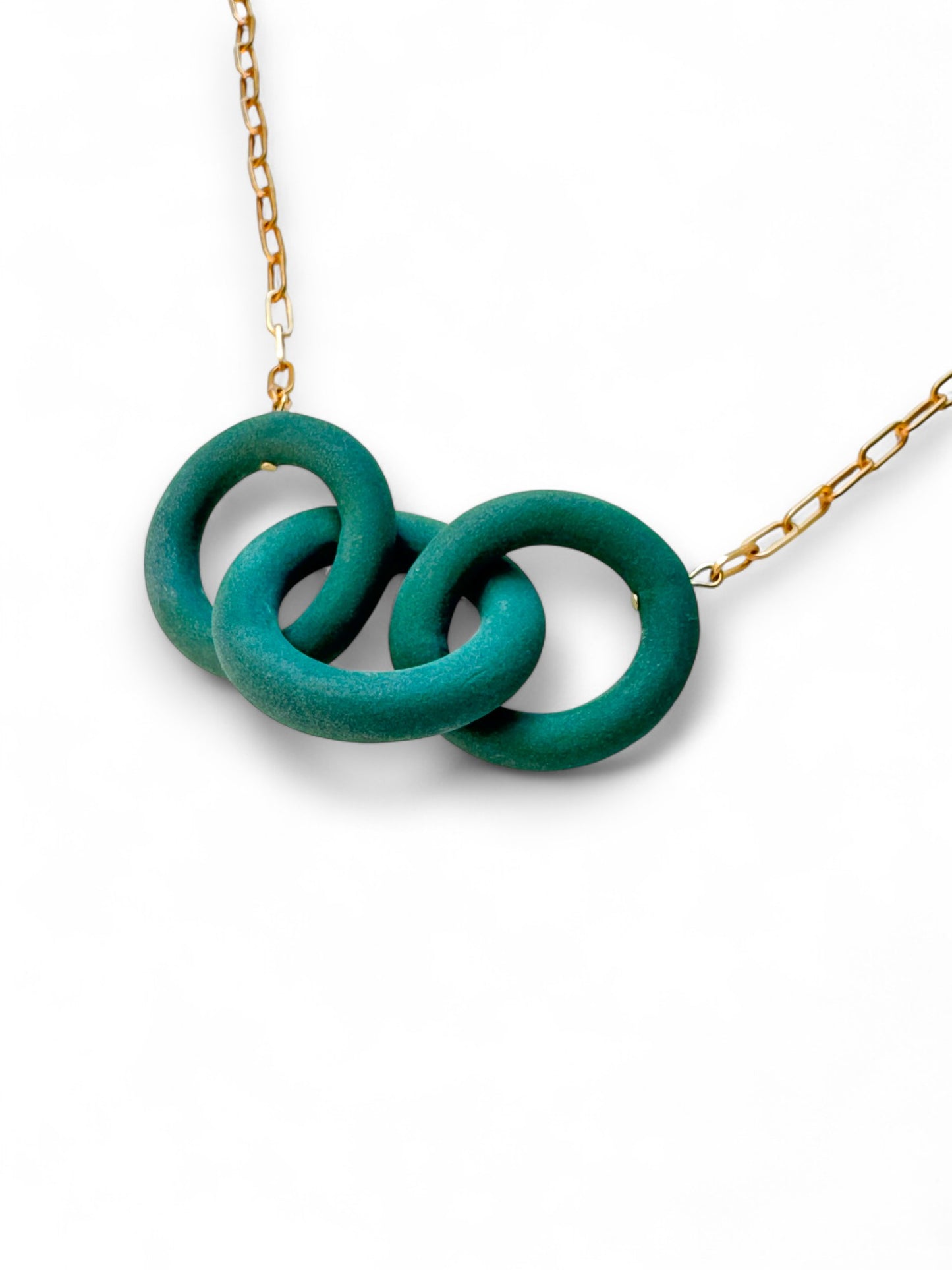 Coil Link Necklace - 3 Link
