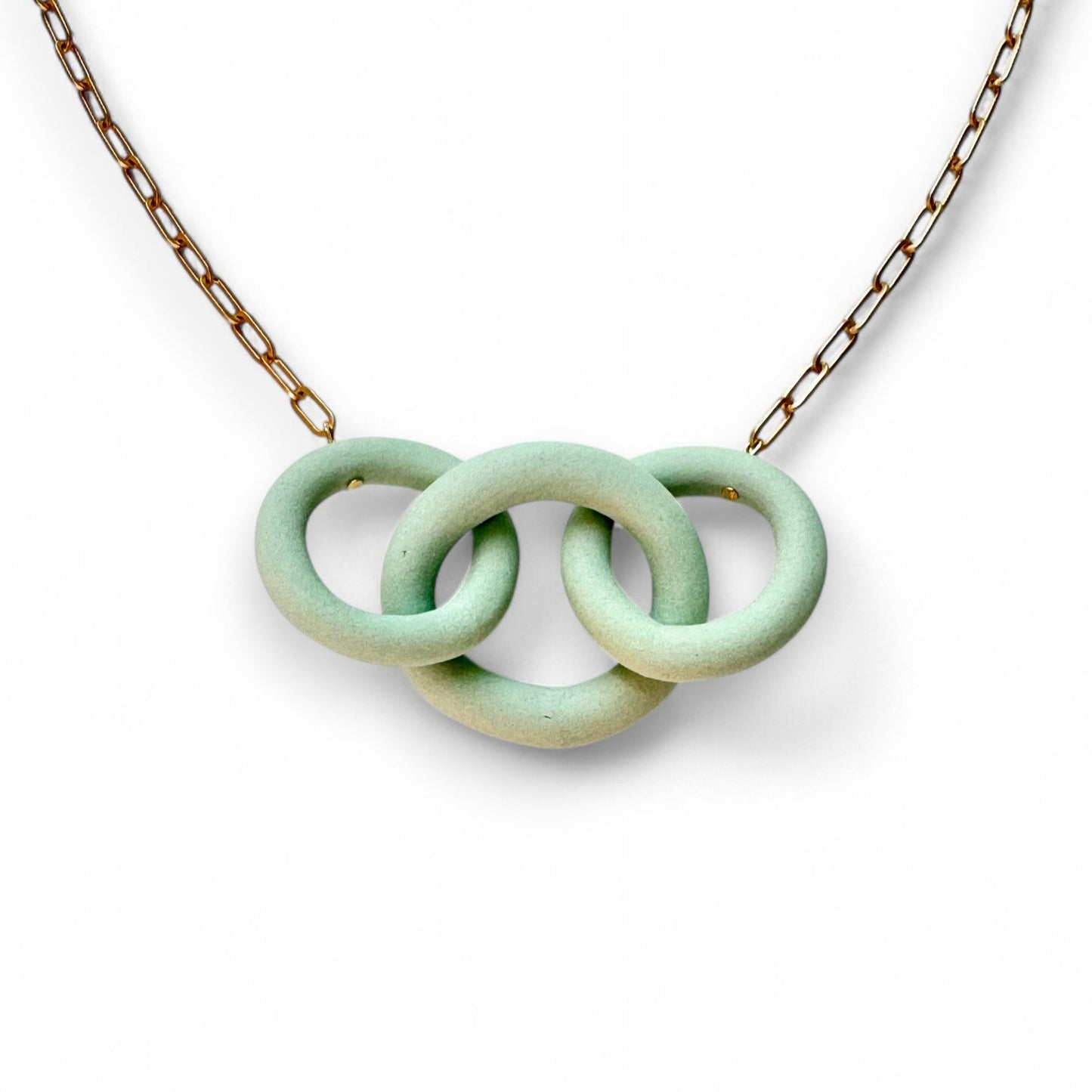 Coil Link Necklace - 3 Link