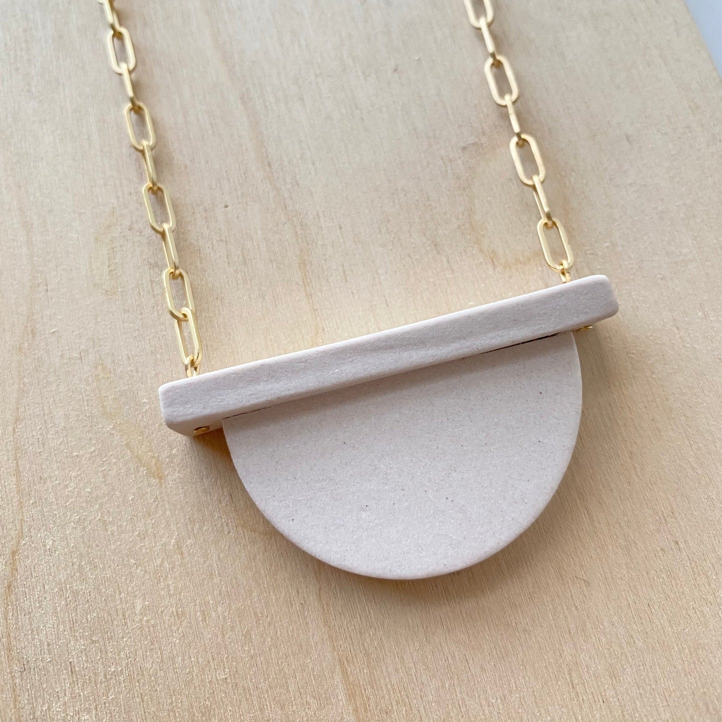 Sunset Necklace - White (seconds)