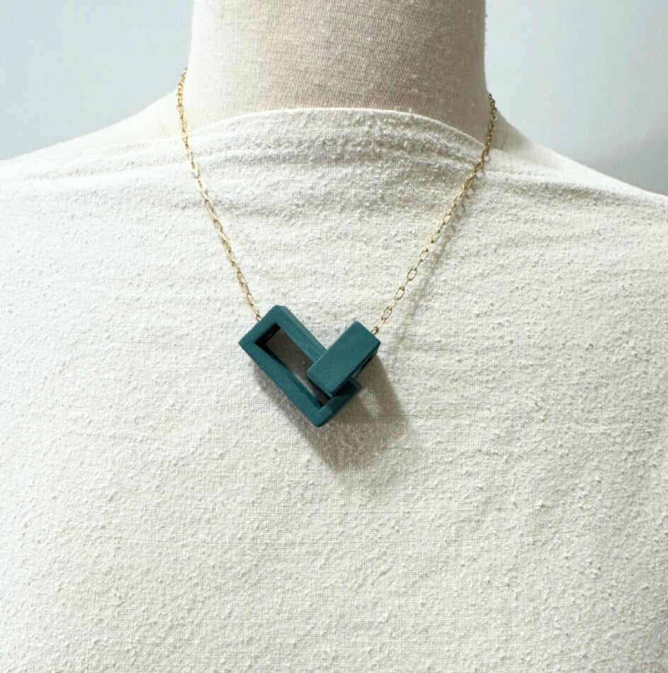 Cylinder Link Necklace